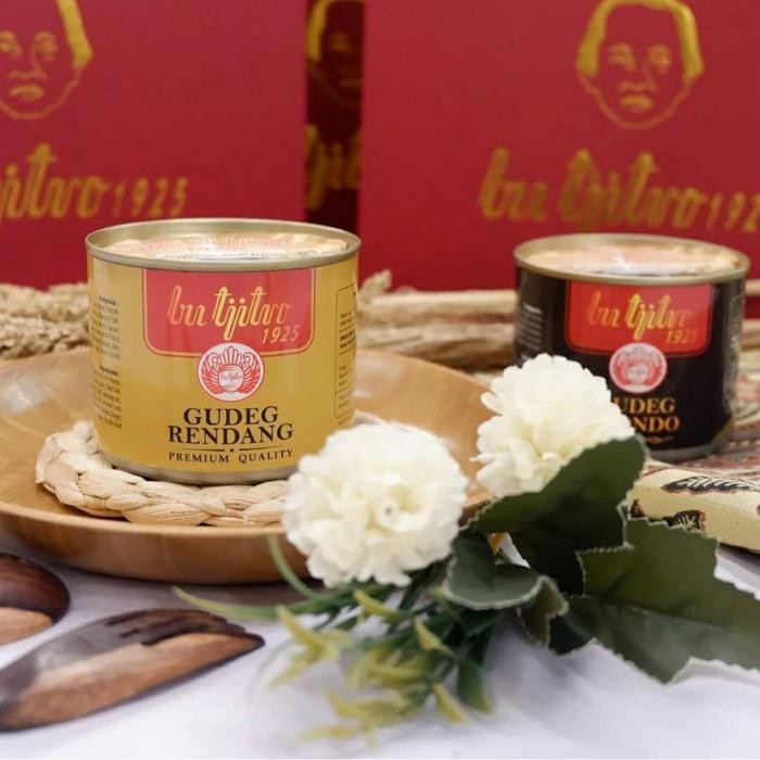 

Diskon! Promo Grosir Gudeg Kaleng Bu Tjitro 210Gr Original Pedas Blondo Rendang