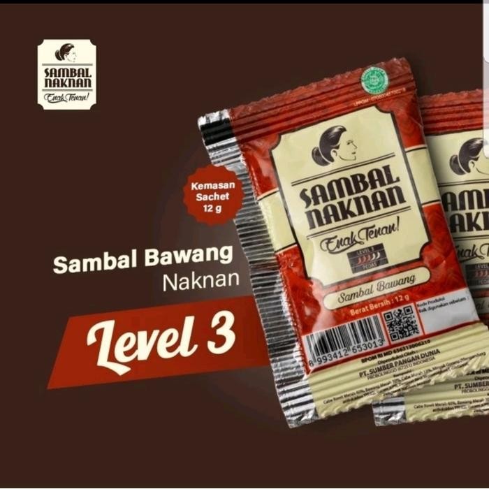 

Diskon! Promo Sambal Naknan Sachet Level 3 Sambal Pedas Praktis