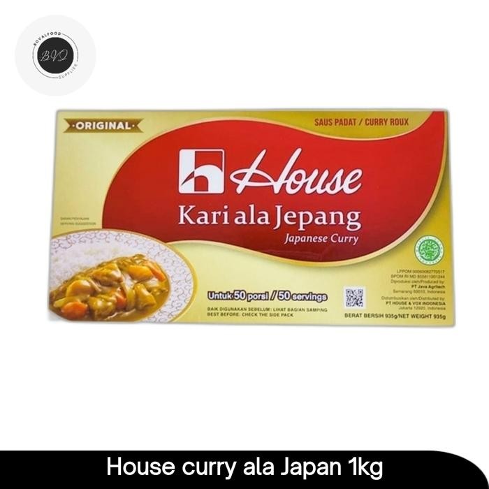 

Diskon! Promo House Curry Bubuk Kare Jepang Halal Mui 1Kg Bumbu Masak Instan