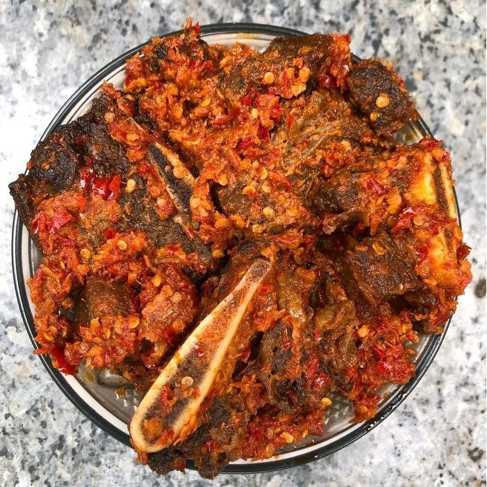 

Diskon! Promo Iga Aceh Lady Balado / Rempah Lauk Siap Saji Daging Sapi 170Gr