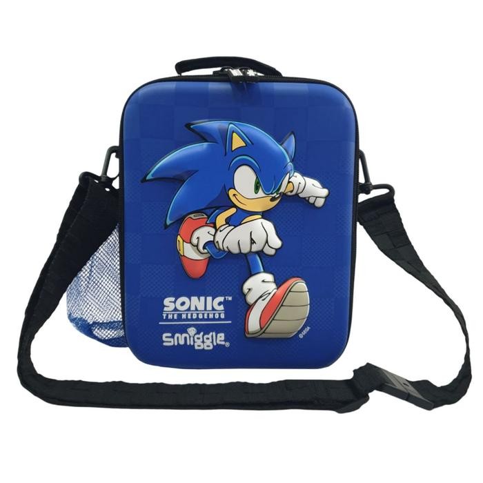 Lunch Bag Smiggle Hardtop Tali Panjang Sonic Stitch Butterfly Bola Soccer / Tas Makan Smiggle