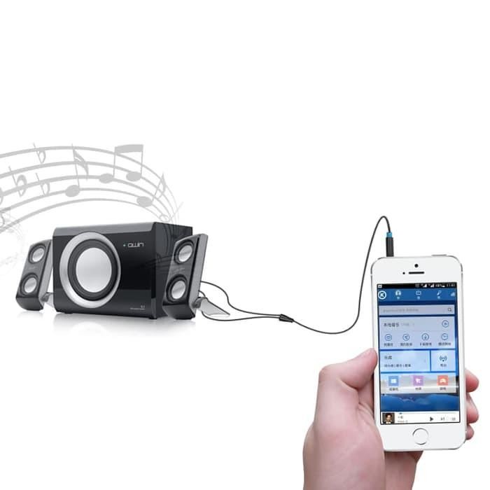 Vention BAC - 1.5M Kabel AUX jack 3.5 ke dual mono 6,5 mm