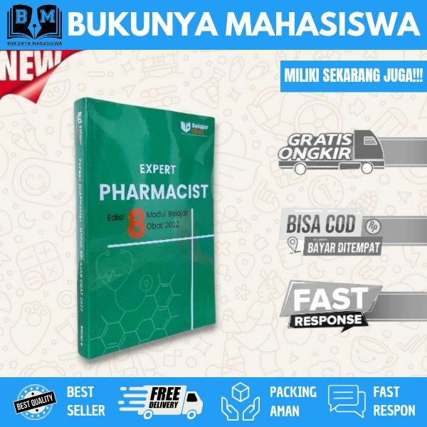 new expert pharmacist edisi 8 - modul belajar farmasi ukai shopee
