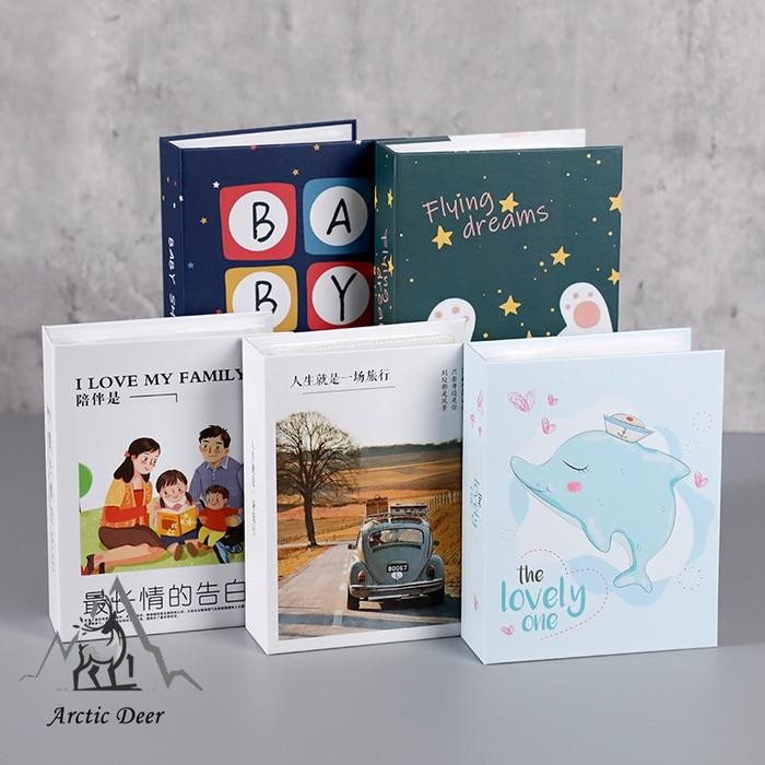 S5KT Starlight Album Foto Keluarga 2R Album Photo Lomo Card Album Photo 2R 200 Slot Album