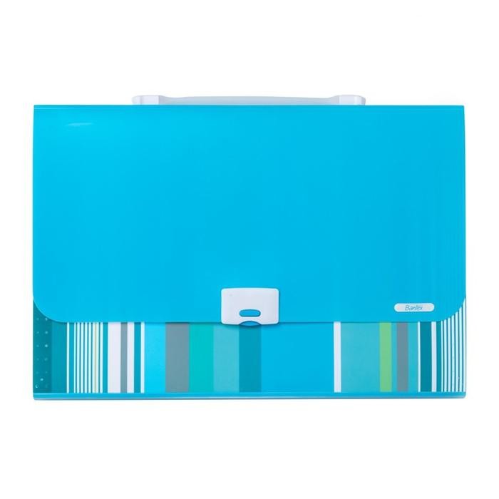 

Bantex Fancy Stripes Expanding File Folio 13 Pocket Sky Blue 3608-23 - Map Dokumen Stylish