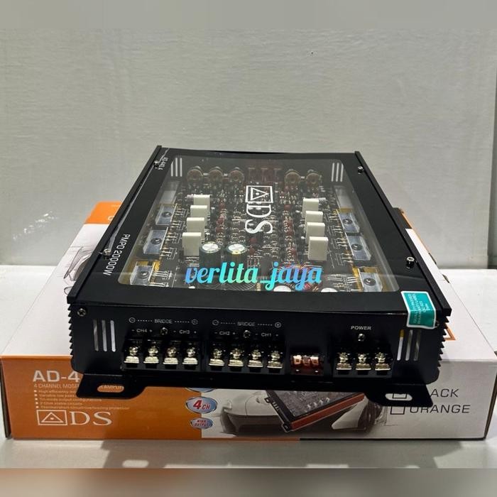 ORI - AUDIO MAKER POWER MOBIL AUDIOBOSE ADS AB-440.4 4 CHANNEL CAR