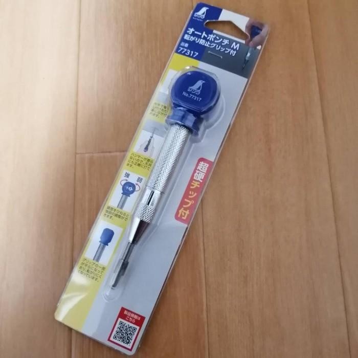 

Auto Center Punch Hammer Pembuat Marking Titik Tengah Bor 77317 Shinwa