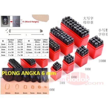 

Plong Angka 6Mm / Plong Ketok Angka 6Mm/Plong Ketok/Plong