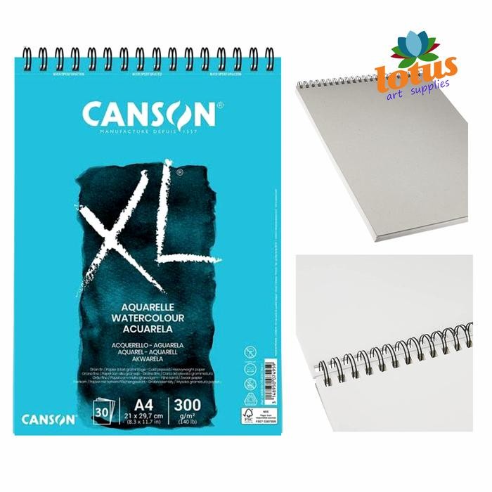 

Canson Xl Aquarelle A4 Watercolour Pad 300Gsm