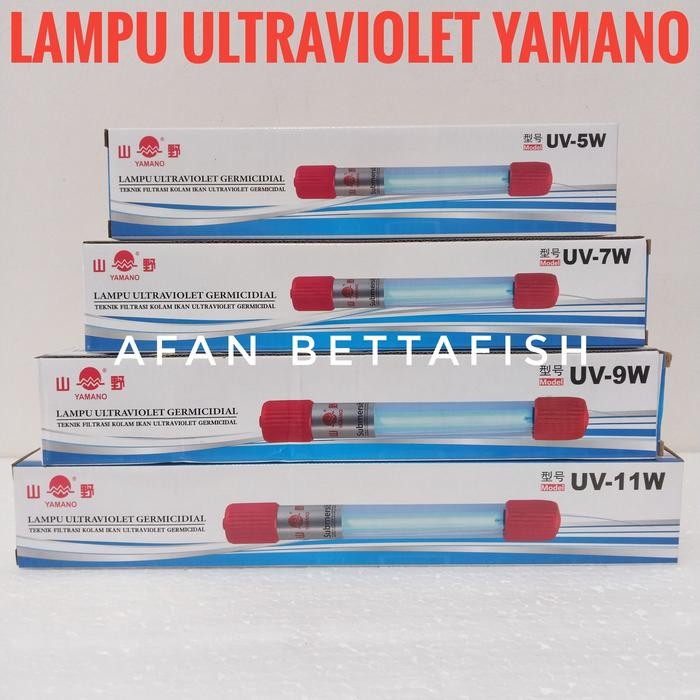 Yamano Ultraviolet Germicidal Lamp Uv 7W Lampu Aquarium 7 Watt
