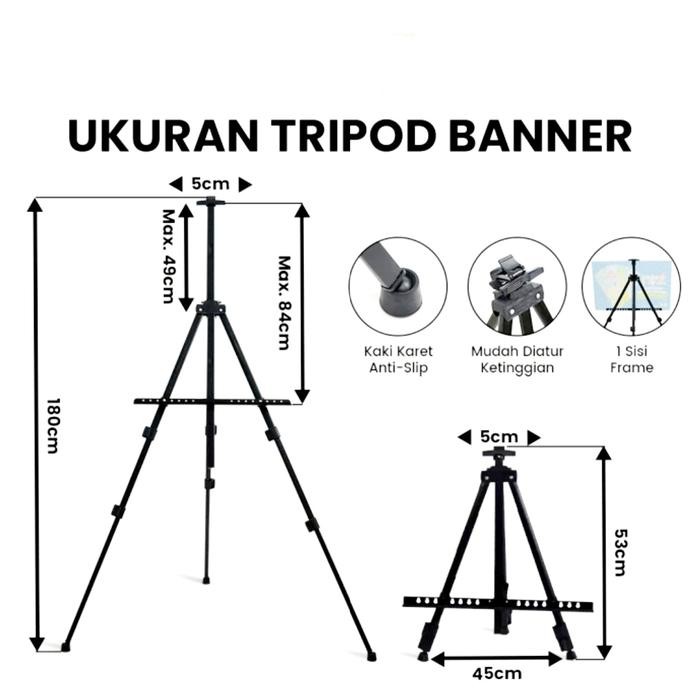 

Easel Tripod Kanvas Lukis Dan Foto