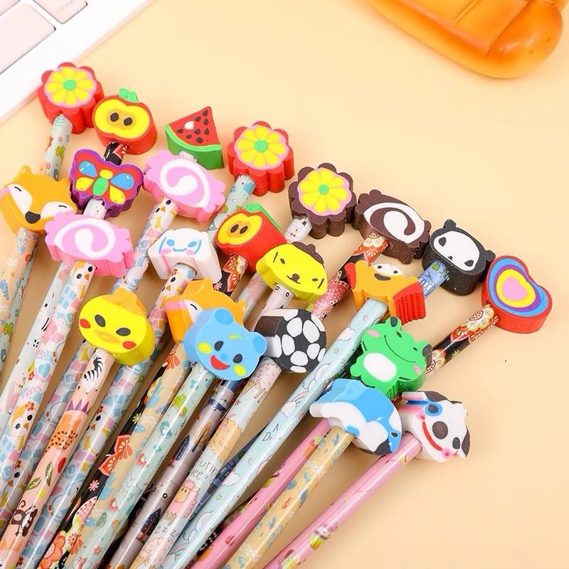 

Pensil 2 In 1 Bonus Penghapus Lucu Pensil 2 In 1