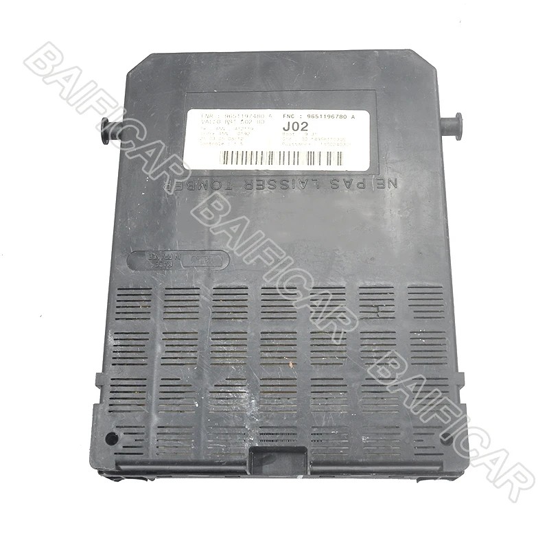IMPORT BAIFICAR BRAND USED CONTROL MODULE FUSE BOX 9651196780 J02-00 FOR PEUGEOT 307