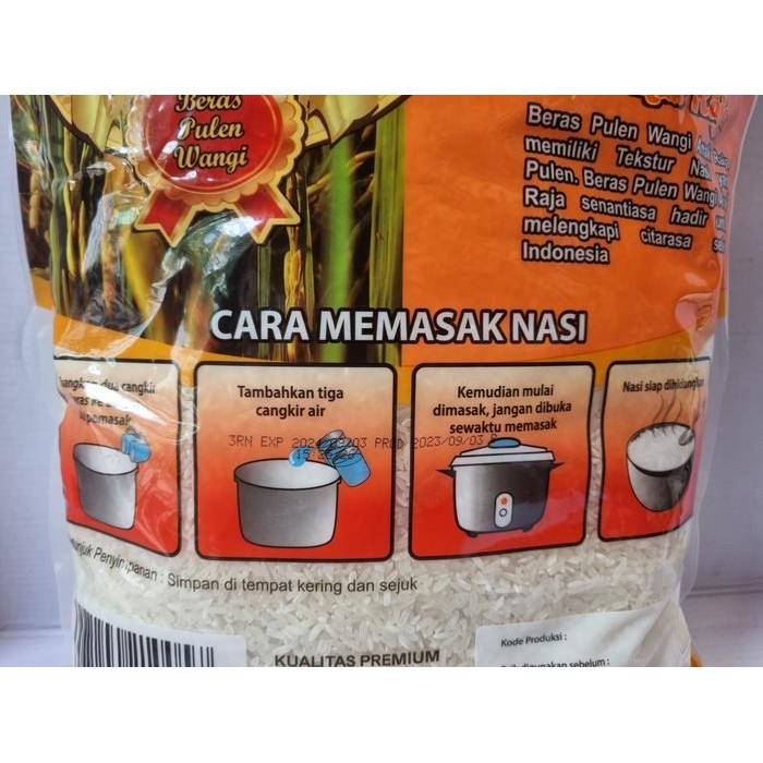 

Promo Terlaris Beras Cap Anak Raja 5kg Pulen Wangi / Setra Ramos / Pulen Ready