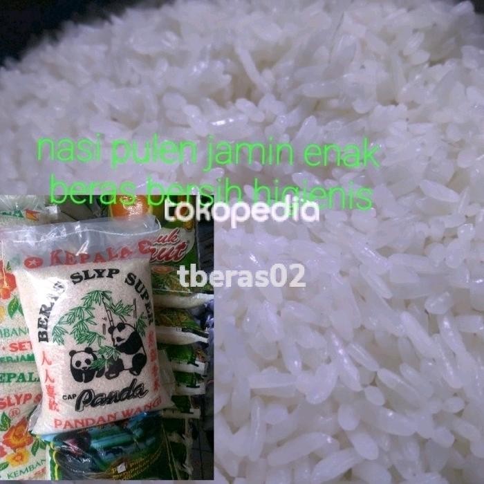 

Promo Terlaris beras 10kg beras slyp super cap panda Ready