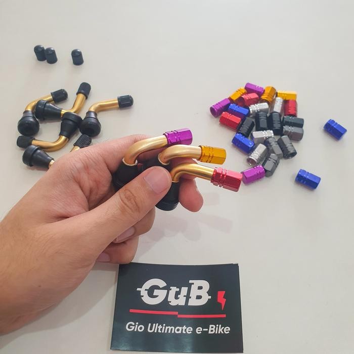 PAKET PENTIL BAN TUBLES BENGKOK SEPEDA LISTRIK + TUTUP PENTIL VARIASI