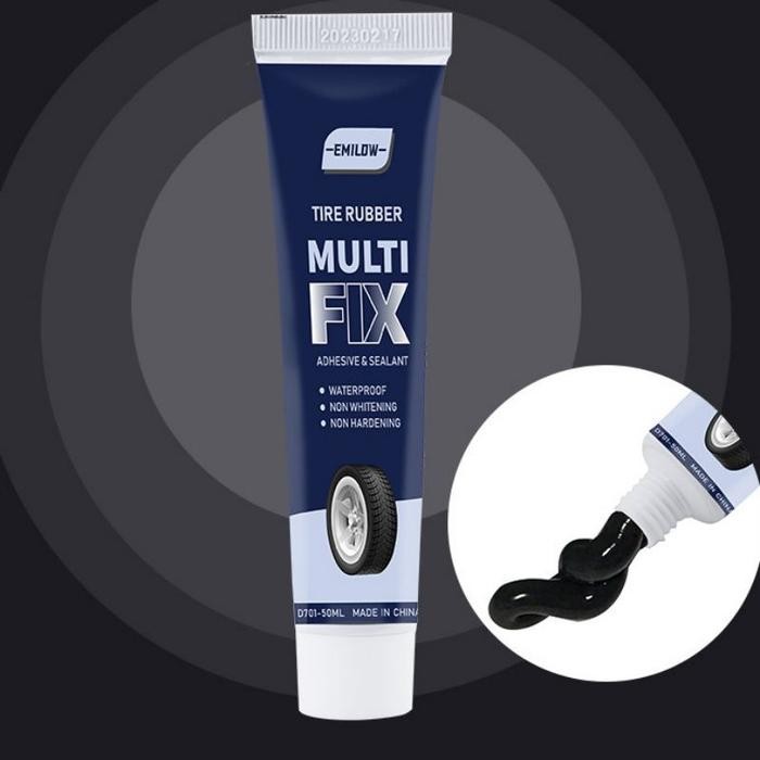 LEM PERBAIKAN BAN MOBIL 120ML TIRE GLUE REPAIR LEM BAN MOBIL SUPER KUAT LEM KARET TAMBAL BAN