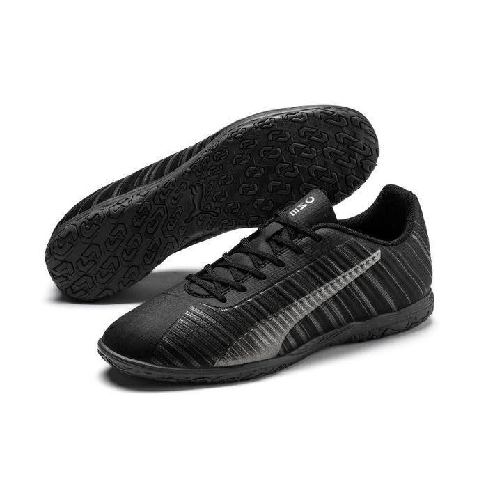sepatu futsal puma one 5.4 IT black 105654 02 original