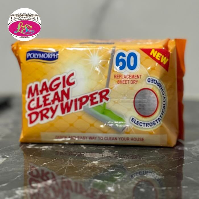 Magic Clean Dry wiper 60s Polymorph Mop Pel