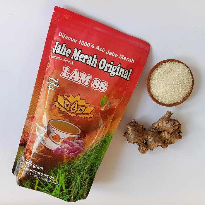 

JAHE MERAH PLUS GULA INSTAN MERK LAM88 1KG