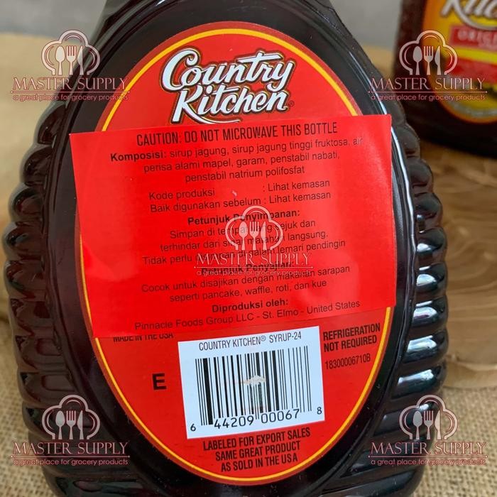 

COUNTRY KITCHEN MAPLE SYRUP 710 ML / SIRUP JAGUNG / CORN SYRUP