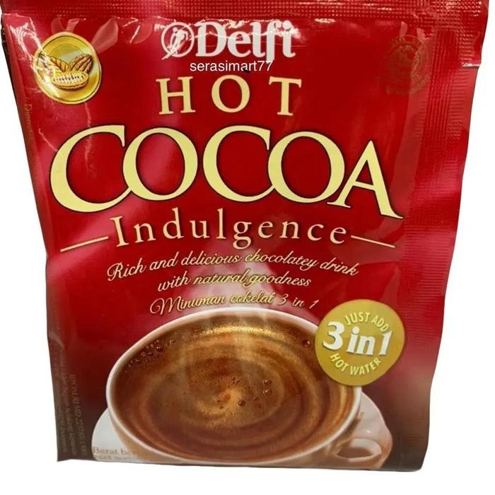 

DELFI HOT COCOA 3 IN 1 ( KEMASAN 10 SACHET @25 GRAM )