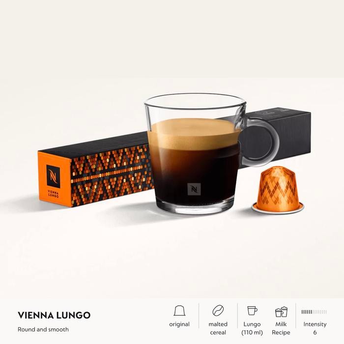 

NESPRESSO VIENNA LINIZIO LUNGO COFFEE CAPSULE / KAPSUL KOPI