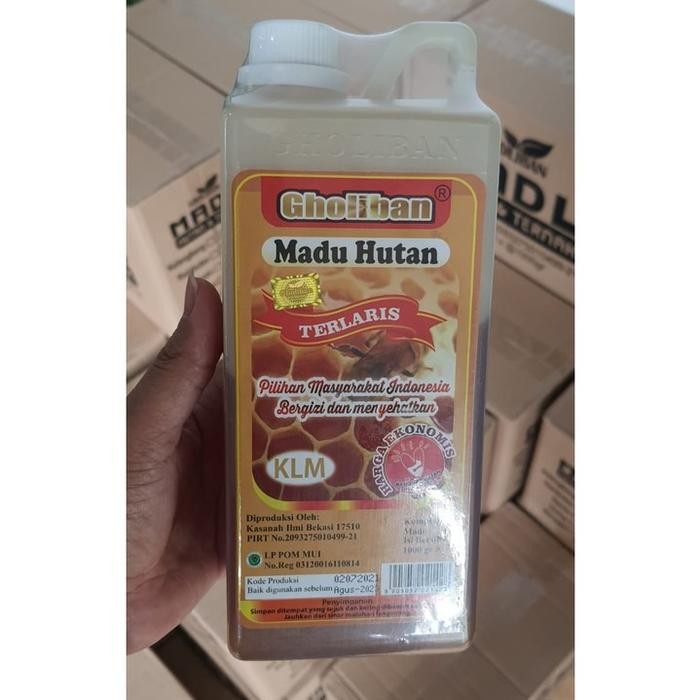

MADU KLM KALIMANTAN GHOLIBAN 1 KG / 1KG ORIGINAL BOTOL TIMBUL HURUF HONEY