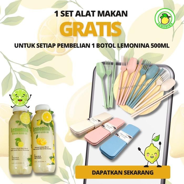 

LEMONINA, SARI LEMON 100% ASLI, PERASAN LEMON, AIR LEMON MURNI 500ML