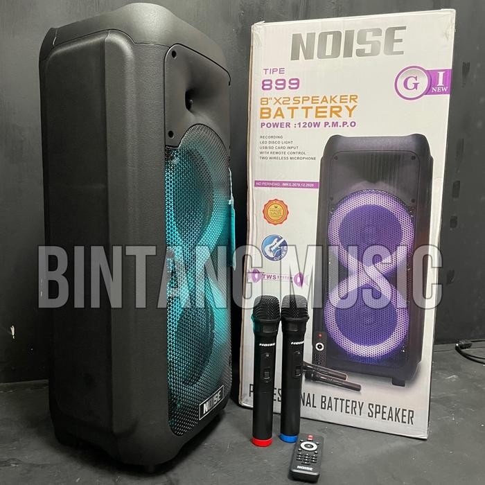 speaker portable noise 899 gi new original double speaker 899GI NEW