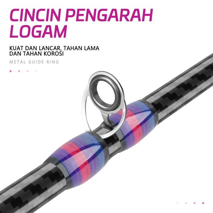 Kastking Berkley - Joran Pancing 1 Set/Joran Pancing 1.65M-2.1M Combo Long Cast Reel Bc Reel Pancing