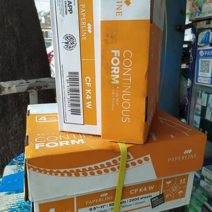 

Continous Form 4 Ply Paperline.