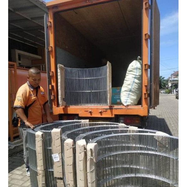 kandang ayam bangkok/aduan/jago bulat/bundar bahan besi galvanis D90