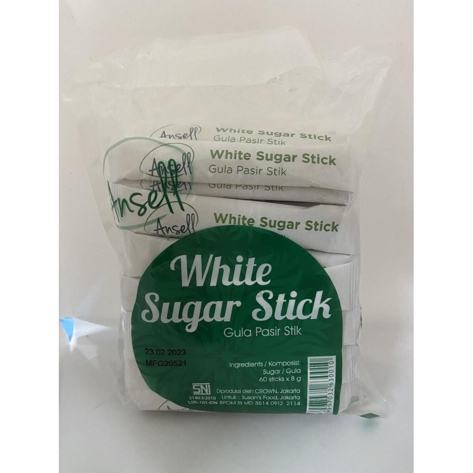 

(Allthebest) ANSELL WHITE SUGAR STICK 480 GR