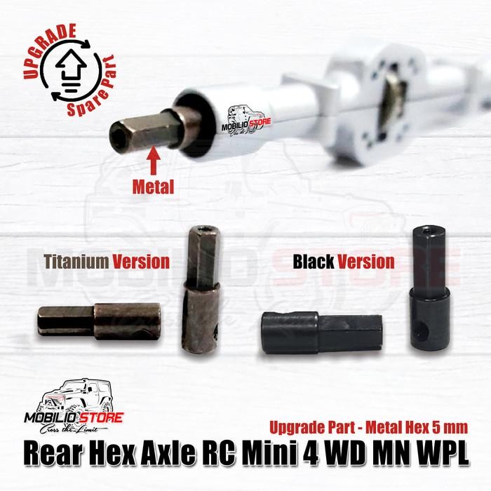 Playgro- - Hex Metal 5 Mm Roda Belakang Rear Wheel Rc Mn