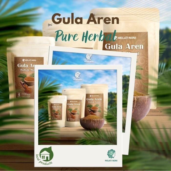 

(Allthebest) Gula Aren Bubuk 100% Organik Gula Semut Original Palm Sugar