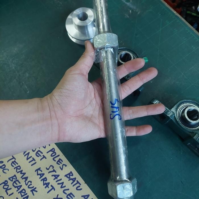 Bagus As Poles Batu Akik Bahan Stainless Anti Karat Set Bearing Poli Siap Pakai