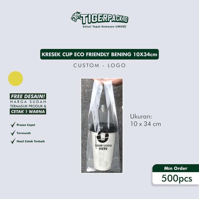 

Cetak Kresek Oxium Bening 10x34cm - custom logo