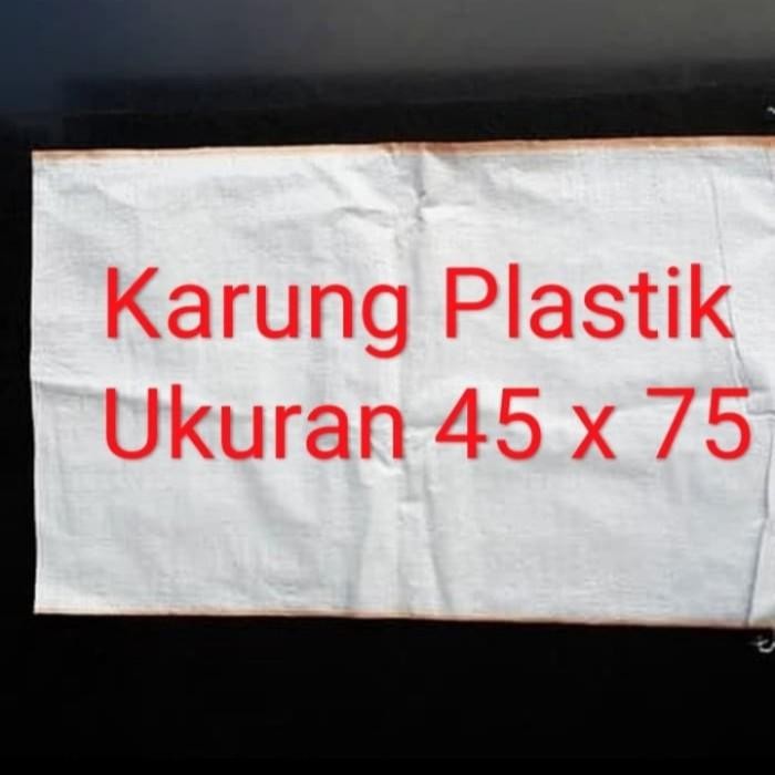 

karung plastik 45 x 75 cm karung plastik 45cm x75cm MINIMAL ORDER 5