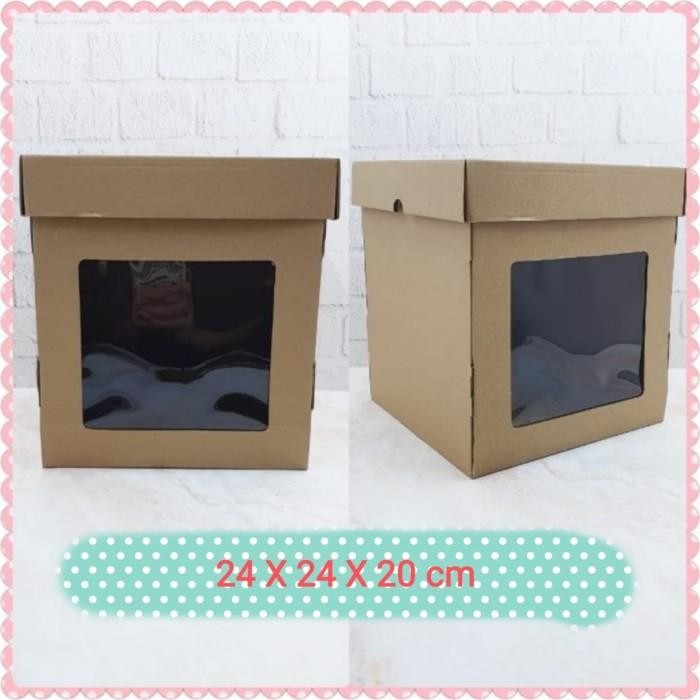 (Allthebest) Dus Cake Tinggi, Box Kue Tart Tinggi, Kardus Kue Tinggi, Box Hampers