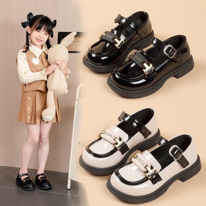 Homyped - Sepatu Loafers Anak Perempuan Fashion Glossy