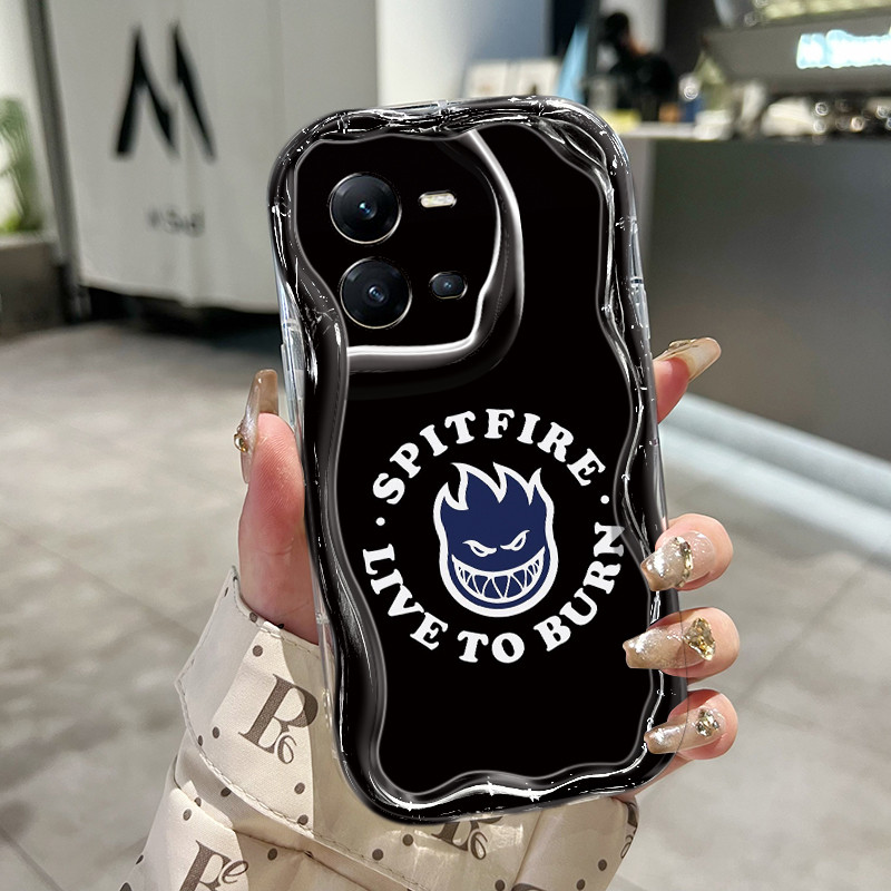 Casing Hp Untuk VIVO V25 5G V25E V21E Y73 2020 Case Api Kartun Kasing Silikon Softcase Bezel Cesing 