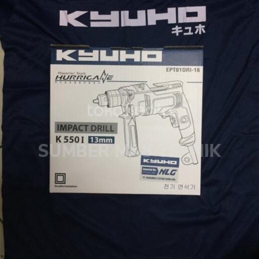 Paling Baik Bor Tembok Bor Beton Rumah Bor 13Mm Kyuho K550 Bonus Wd40
