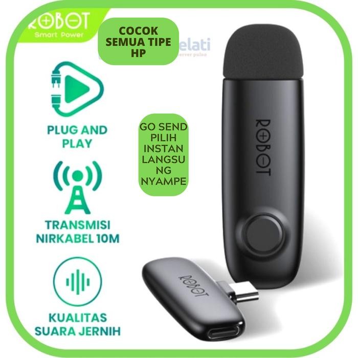 Robot RS20 Wireless Microphone Mic Connector Bluetooth