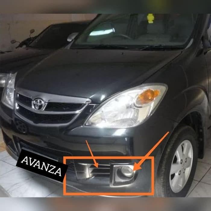 Cover Foglamp / Ring fog lamp Avanza Xenia New VVti 2008 2009 2010 rome + Penutup Bumper Kisi Kisi