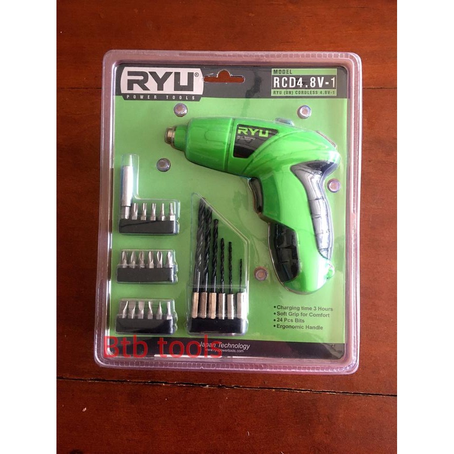 Mantab Bor Cordless / Bor Charger Ryu Rcd 4,8V -1 Tekiro