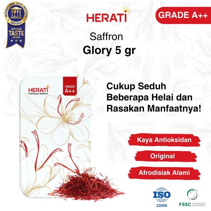 

Herati Saffron Afghanistan I Saffron Glory 5 gr Bunga Safron Grade A++ Premium Asli 100% Original
