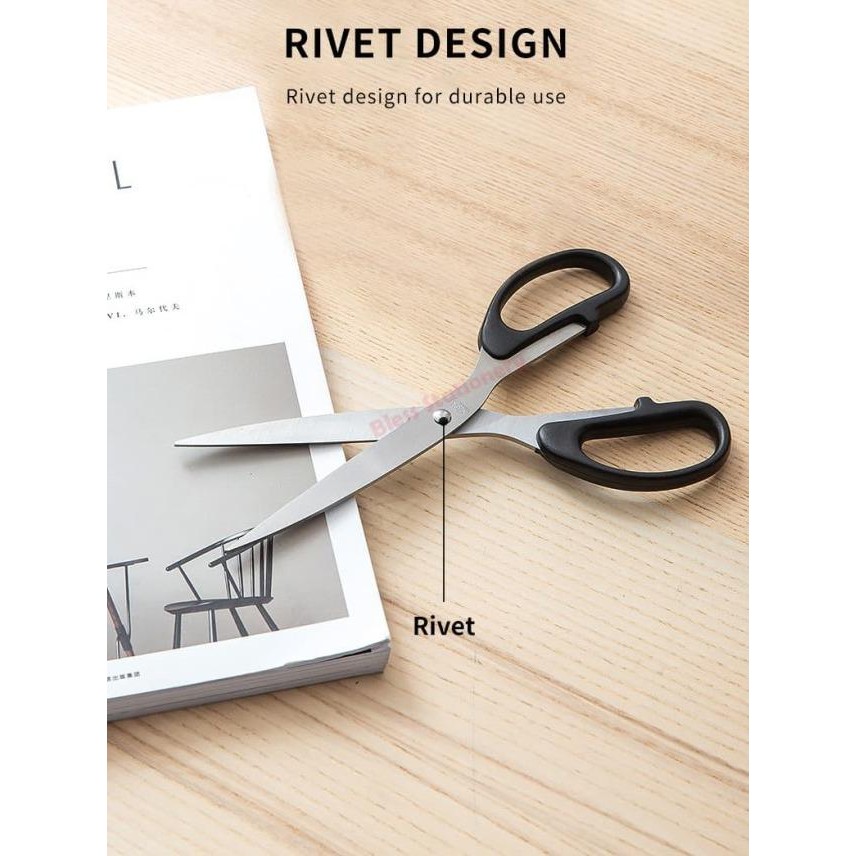 

ID DELI GUNTING 210MM SCISSORS GUNTING KERTAS GUNTING STAINLESS STEEL 21 CM