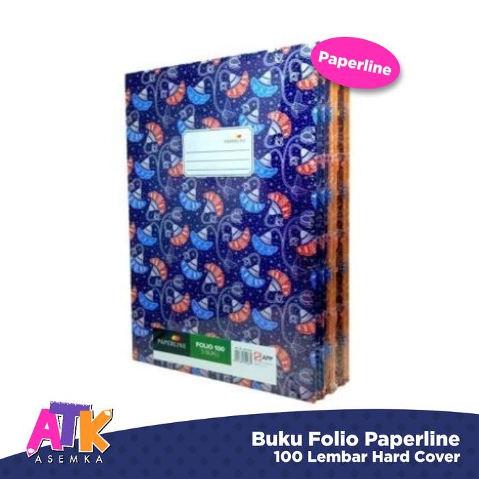 

ID BUKU FOLIO 100 LBR HARDCOVER HARD COVER PAPERLINE / RIA