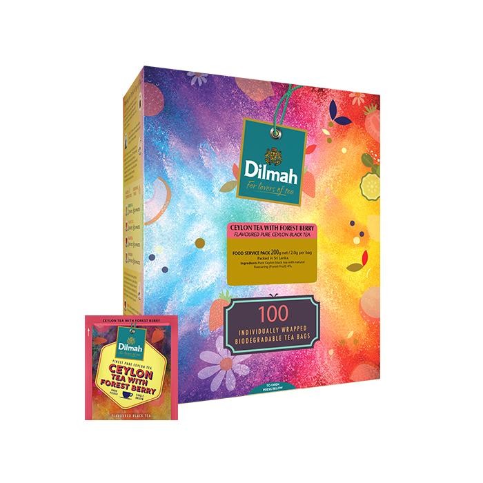 

Dilmah Yum Ceylon Tea with Forest Berry 100s - Teh Celup